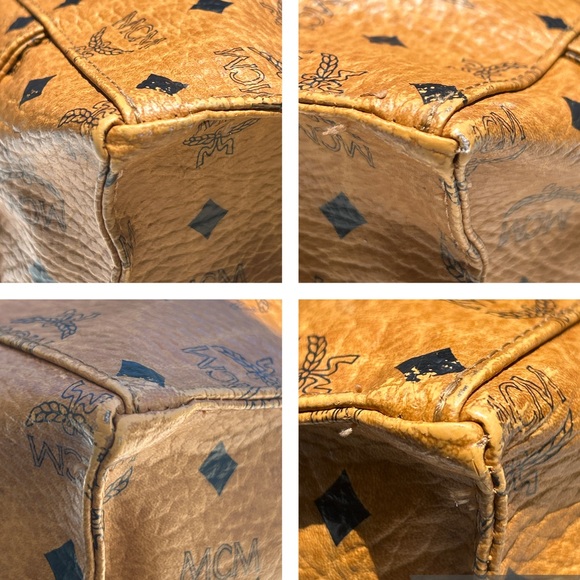 MCM Visetos tote bag w/ zip top closure - Picture 7 of 16